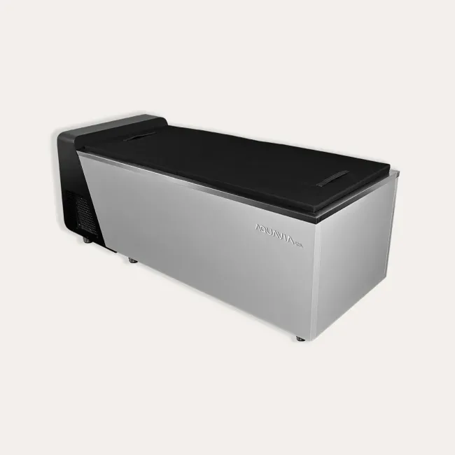 Cold plunge: Baño de hielo profesional a 0°C para recuperación atlética