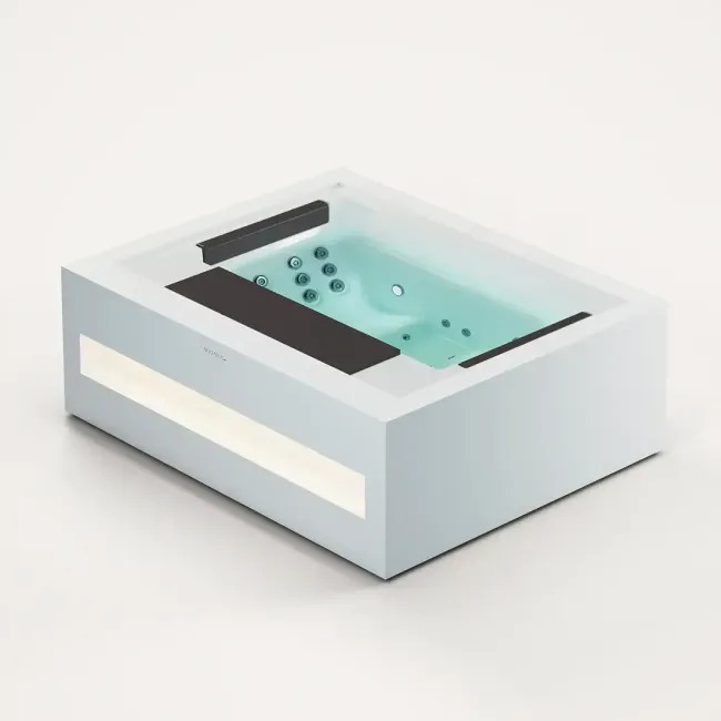Home spa, jacuzzi za 4 osebe in minimalističen dizajn - Aquavia Spa