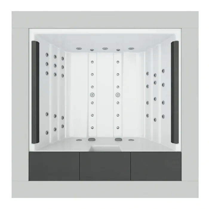 Spa Cube, jacuzzi exterior e interior 4 plazas - Aquavia Spa