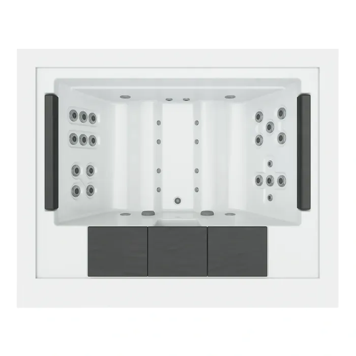 Home Spa, jacuzzi 4 personas y diseño minimalista - Aquavia Spa