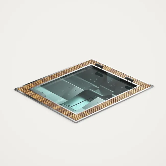 Spa Lineon, spa acero inoxidable 4 personas - Aquavia Spa