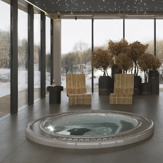 Spa circular Oasis 40, jacuzzi para 6 personas - Aquavia Spa 2